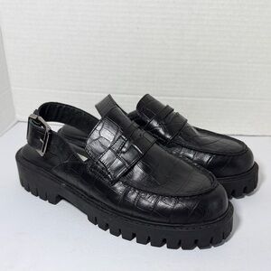 ASRA Elegant Black Platform Shoes size 7.5 Women’s